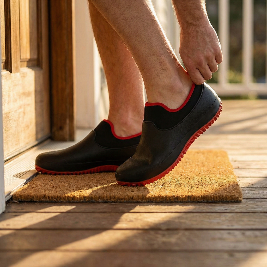 Waterproof Slip on Rubber Gardening Shoes with Non Tread and Flexible Sole - Image 2