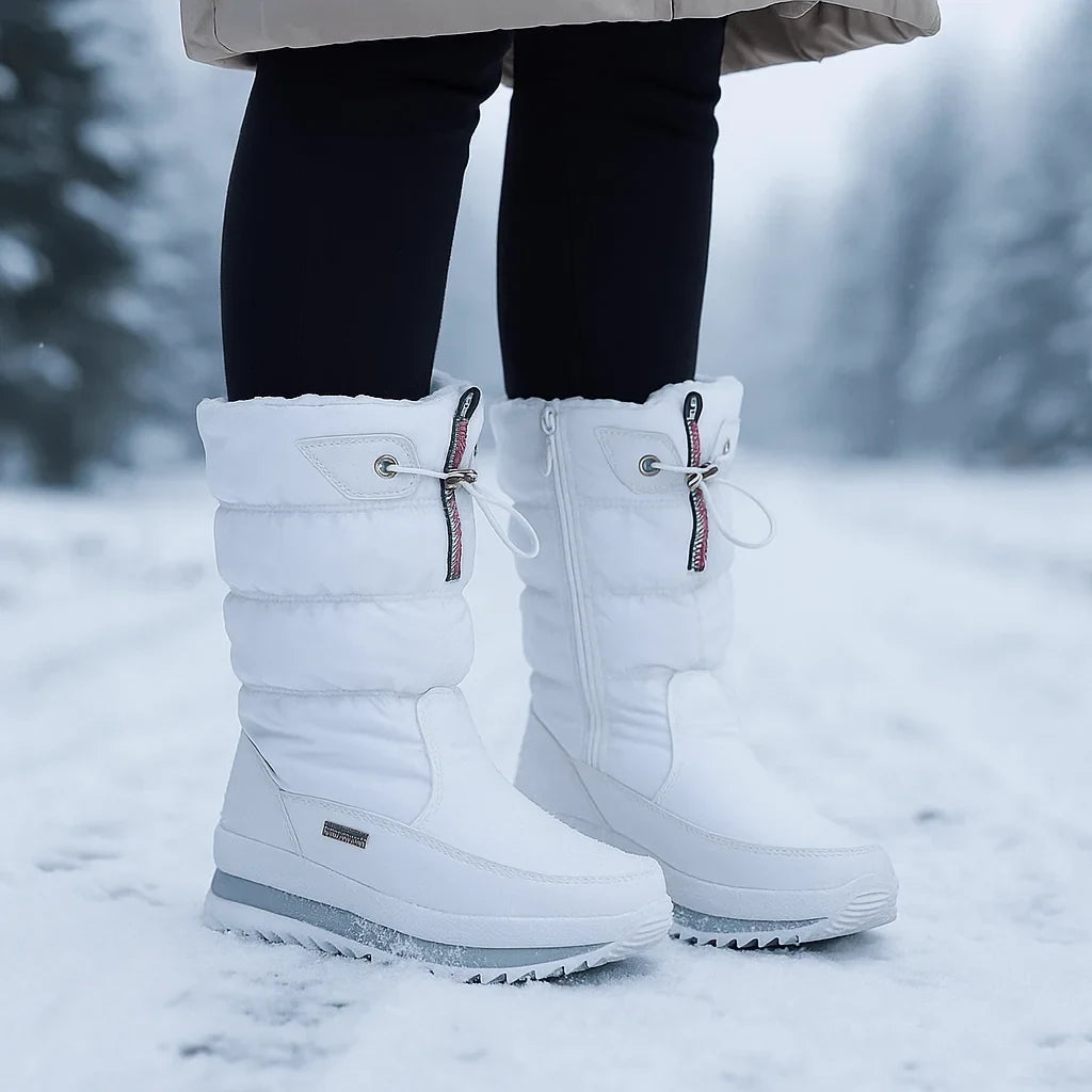 Waterproof with Quilted Puffer Design and Non-Slip Lugged Sole - Image 2