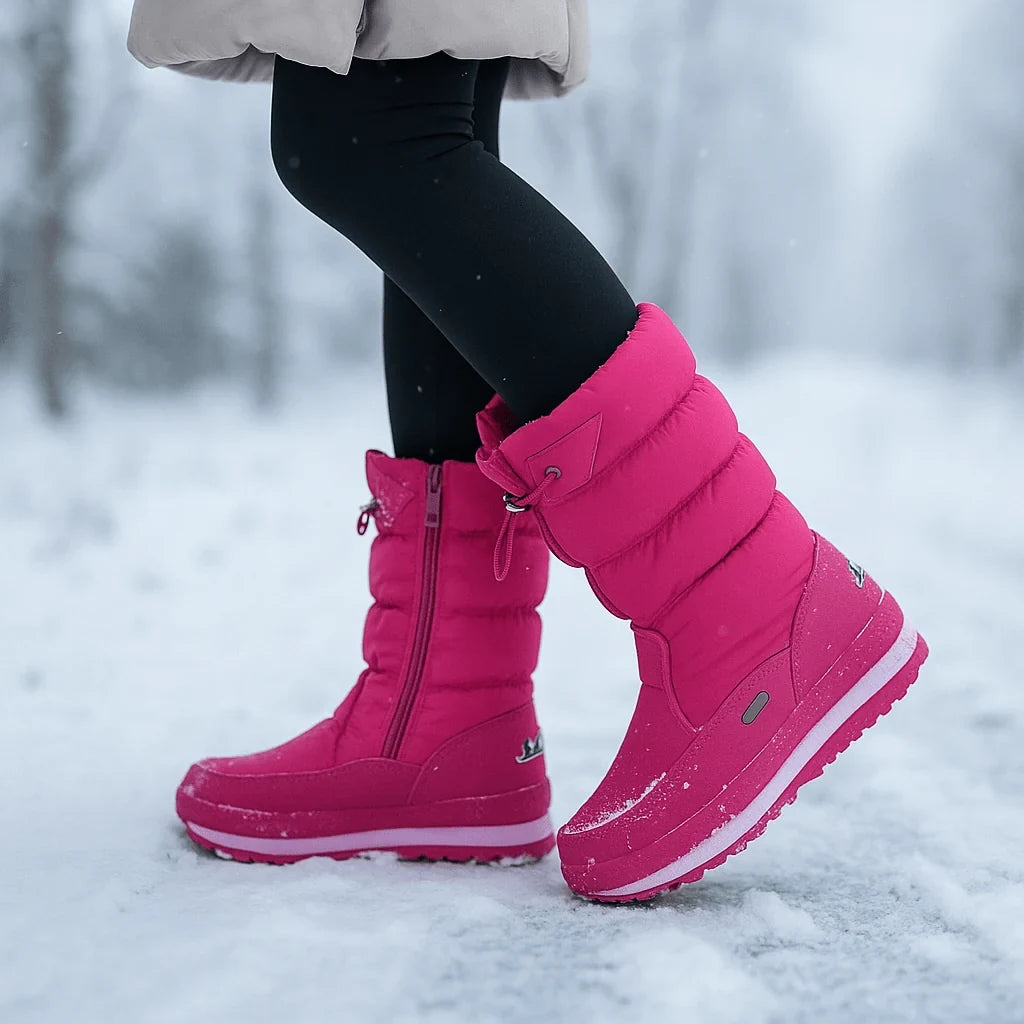 Waterproof with Quilted Puffer Design and Non-Slip Lugged Sole - Image 3