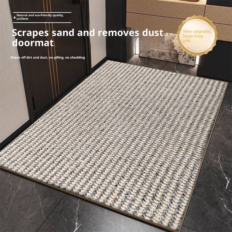 Welcome Door Mat with Absorbent Loop Pile and Non-Slip Base for Indoor Entryway - Image 16