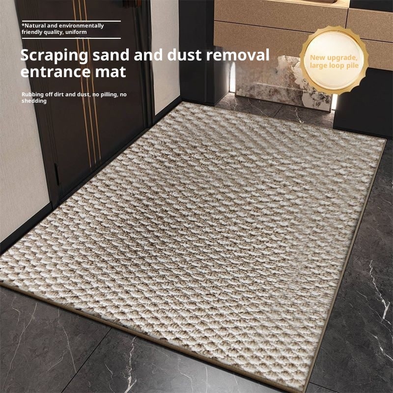 Welcome Door Mat with Absorbent Loop Pile and Non-Slip Base for Indoor Entryway - Image 19