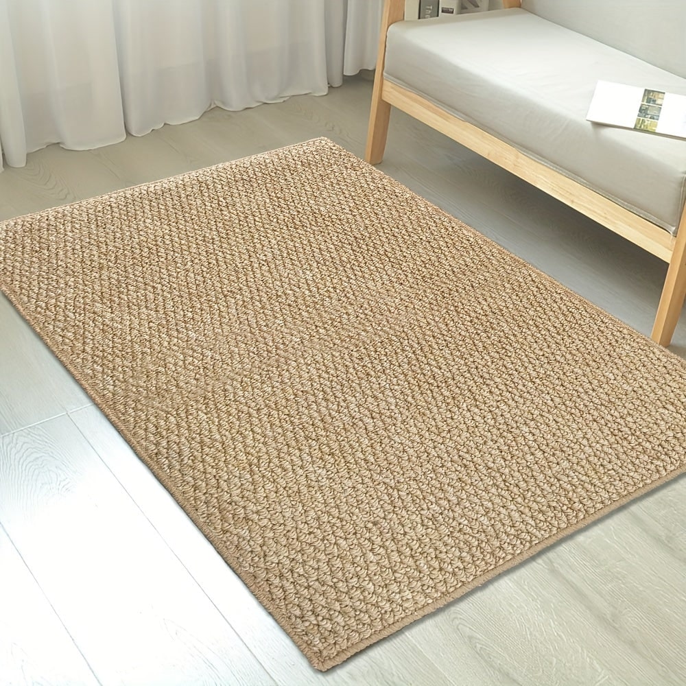 Welcome Door Mat with Absorbent Loop Pile and Non-Slip Base for Indoor Entryway - Image 4