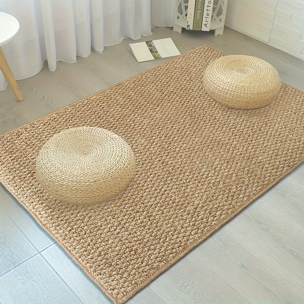 Welcome Door Mat with Absorbent Loop Pile and Non-Slip Base for Indoor Entryway - Image 5