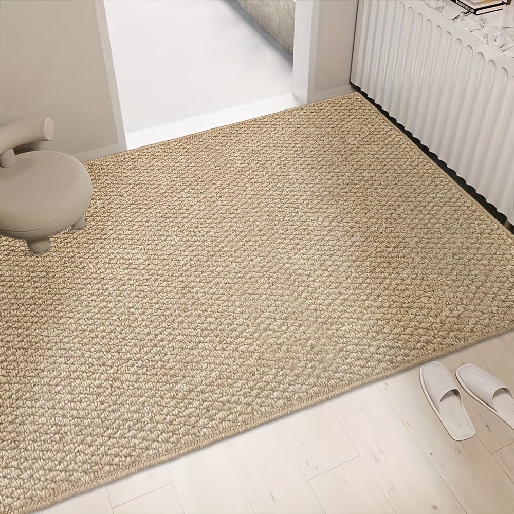 Welcome Door Mat with Absorbent Loop Pile and Non-Slip Base for Indoor Entryway - Image 7