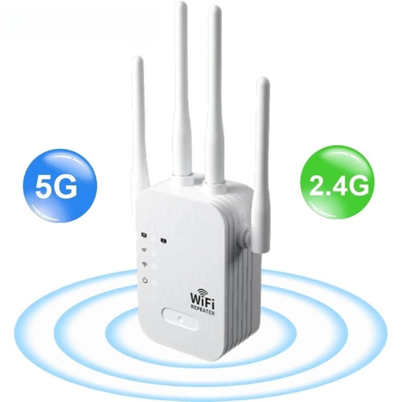 WIFI Extender with Dual Band Signal Booster and Four Antennas for Long Range Coverage - Image 11