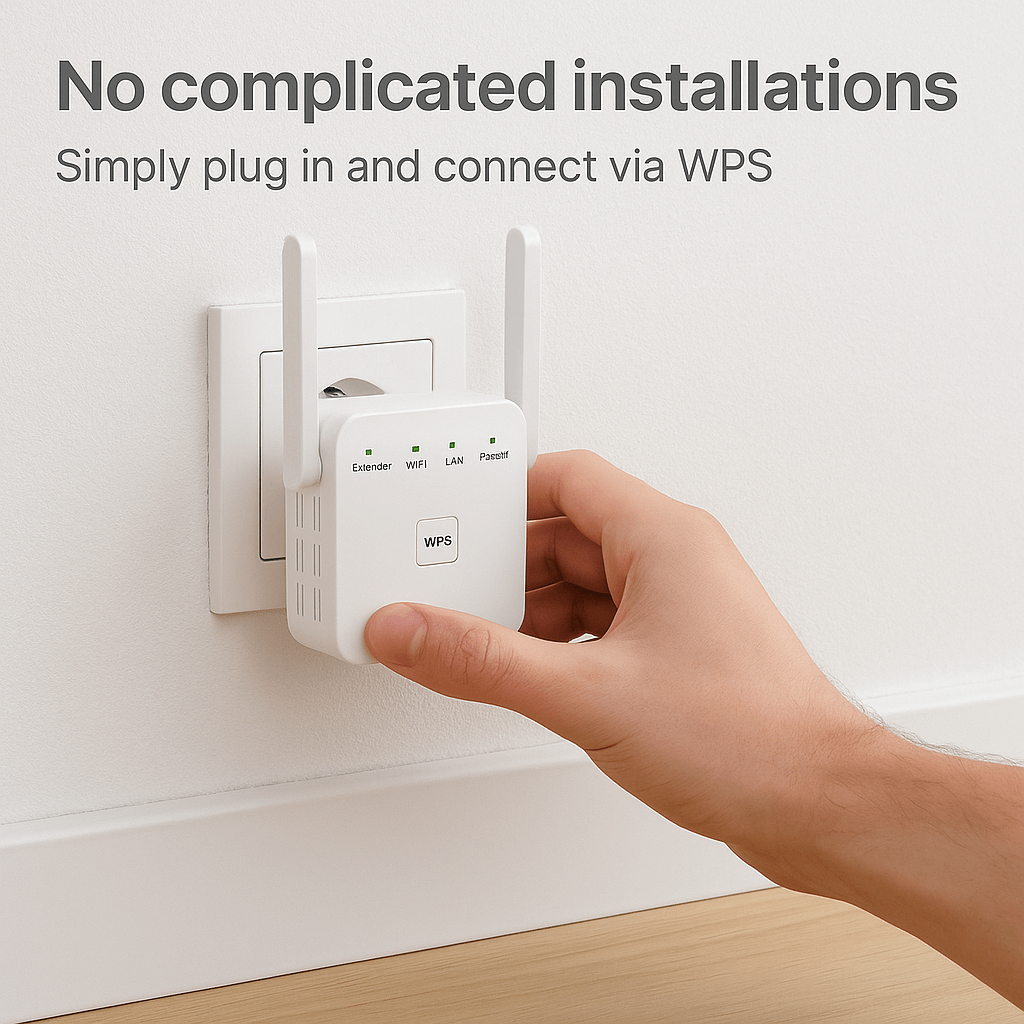 WIFI Range Extender with Dual Antennas and Ethernet Port - Image 10