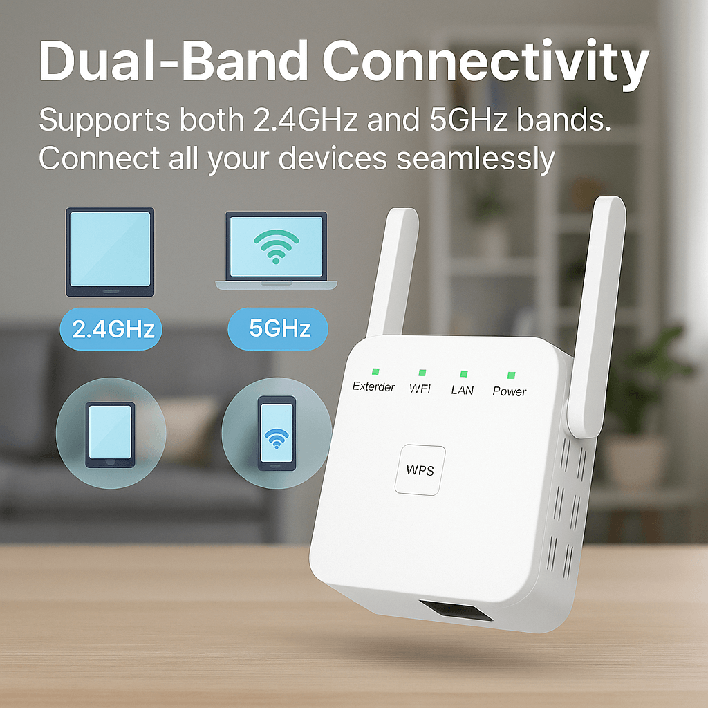 WIFI Range Extender with Dual Antennas and Ethernet Port - Image 8