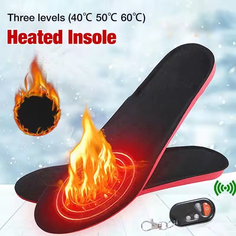 Wireless Heated Shoe Insoles with Remote Control and Arch Support - Image 3