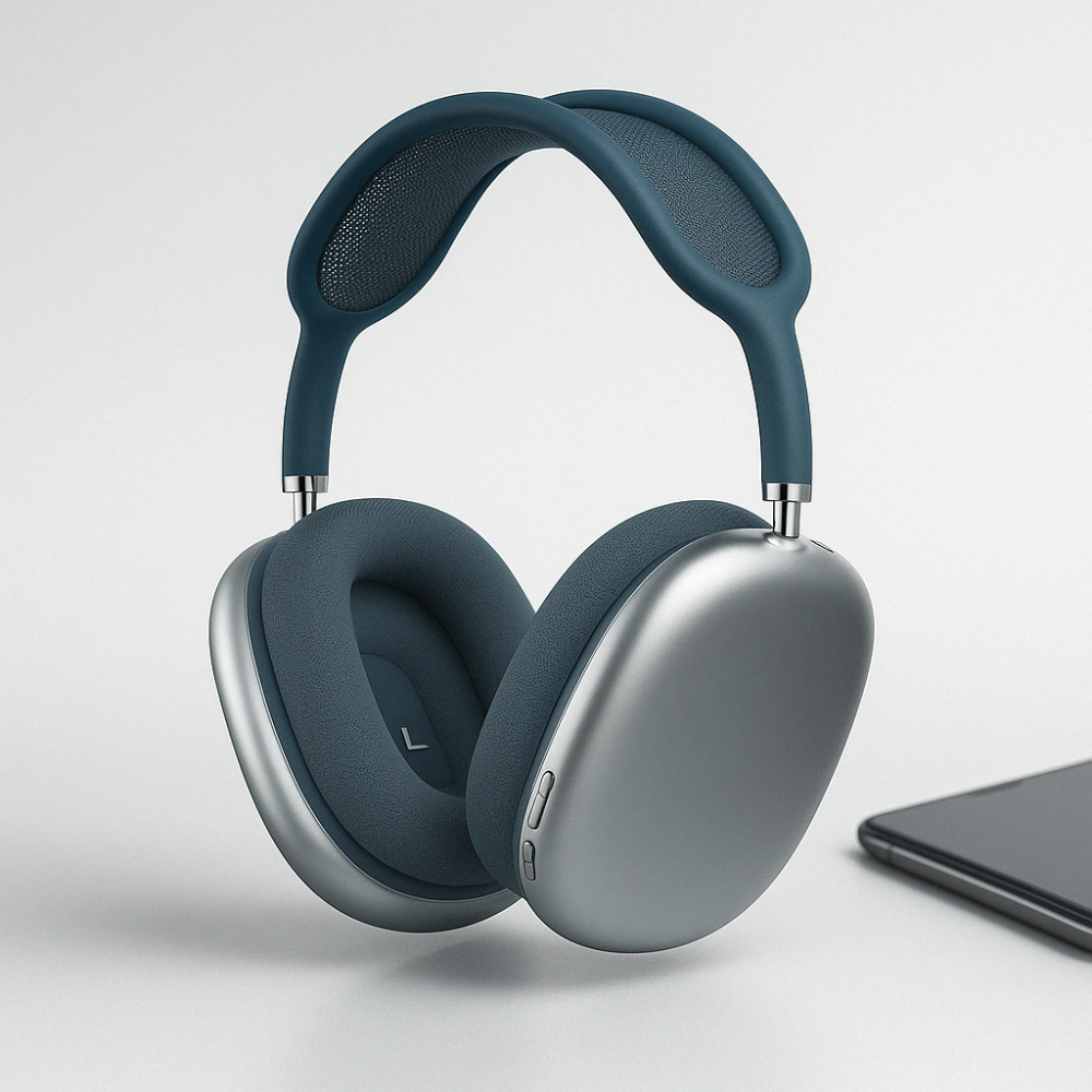 Wireless Over Ear Headphones with Bluetooth Adjustable Headband and Long Battery Life - Image 6