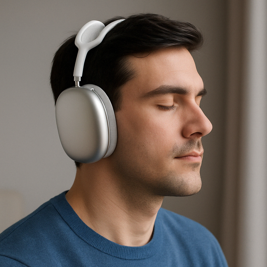 Wireless Over Ear Headphones with Noise Cancellation and Bluetooth Connectivity - Image 2