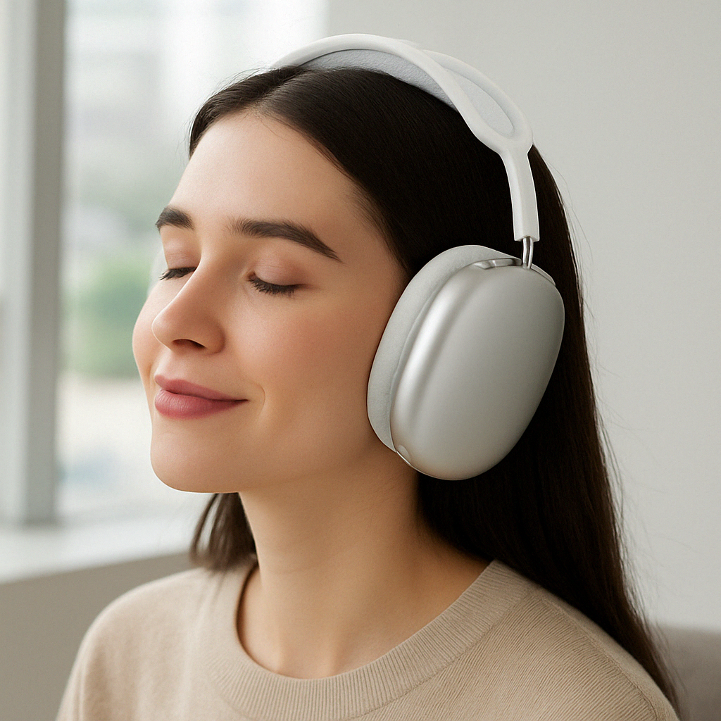 Wireless Over Ear Headphones with Noise Cancellation and Bluetooth Connectivity - Image 3
