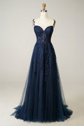 Women's A-Line Prom Dress Formal Evening Gown Sweetheart Neckline | Beaded Corset - Image 1