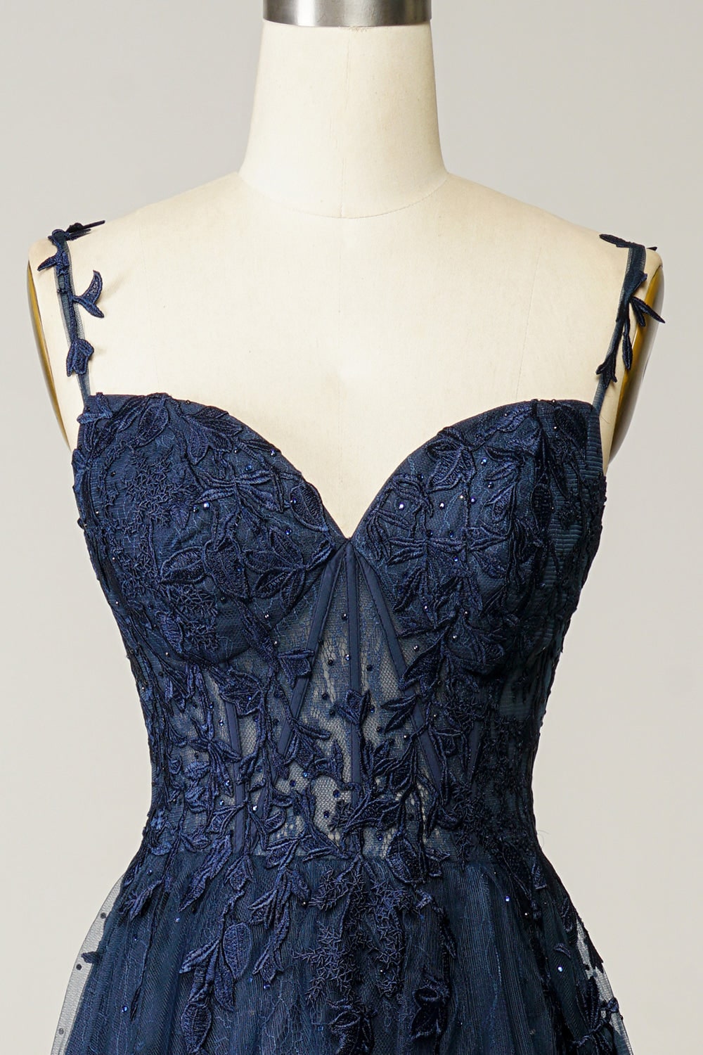 Women's A-Line Prom Dress Formal Evening Gown Sweetheart Neckline | Beaded Corset - Image 4