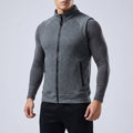 Women's Athletic Vest with Fleece Lining and Zippered Pockets - Image 1