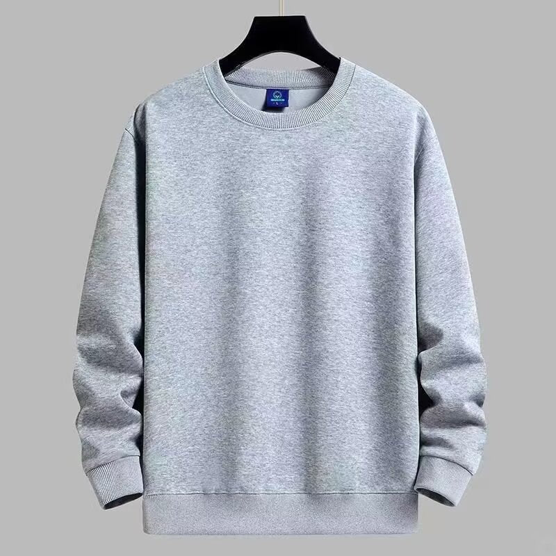 Women's Crewneck Sweatshirt with Drop Shoulders and Ribbed Trim Long Sleeve - Image 2
