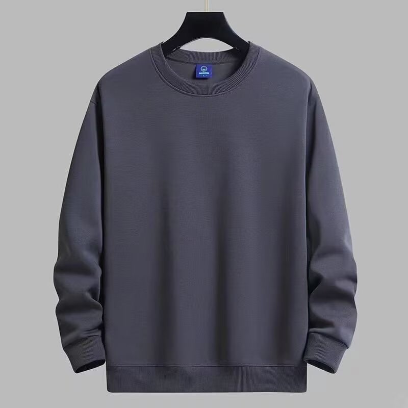 Women's Crewneck Sweatshirt with Drop Shoulders and Ribbed Trim Long Sleeve - Image 9