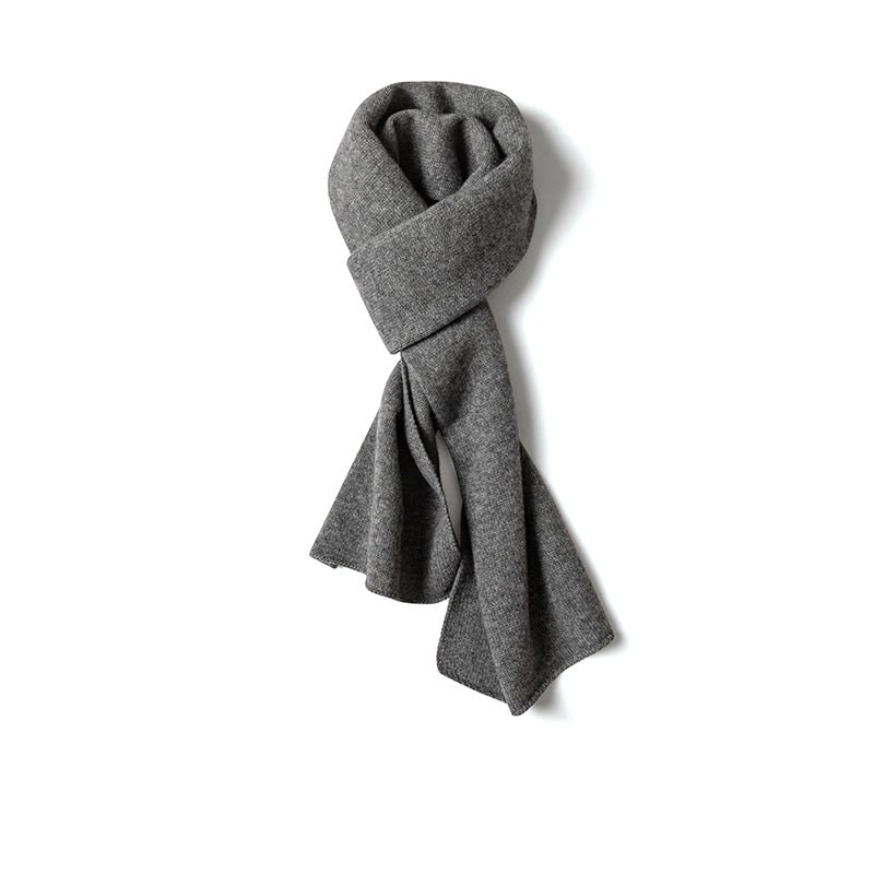Women's Fine Knit Winter Scarf with Drape and Rolled Edges - Image 7