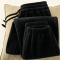 Women's Fleece Jogger Sweatpants with Drawstring Waist and Ankle Cuffs - Image 8