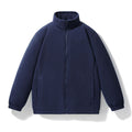 Women's Full Zip Fleece Jacket with Stand Collar and Hand Pockets - Image 1