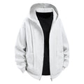 Women's Full Zip Up Hoodie Sweatshirt with Ribbed Cuffs and Side Pockets - Image 5