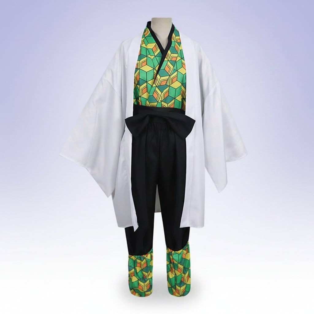 Women's Halloween Anime Cosplay Costume with Haori Robe and Uniform Set for Character Events - Image 8