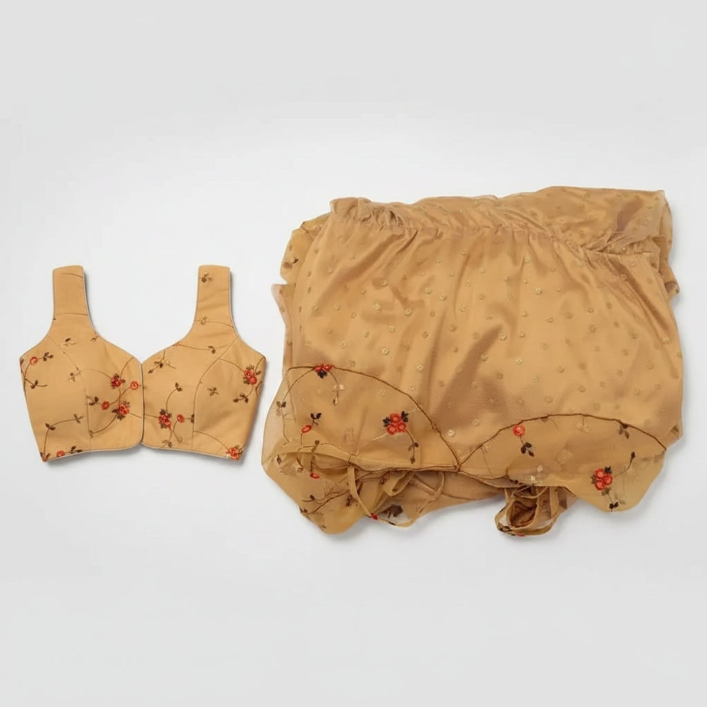 Women's Halloween Cosplay Costume with Floral Bodice, Corset and Bloomers - Image 7
