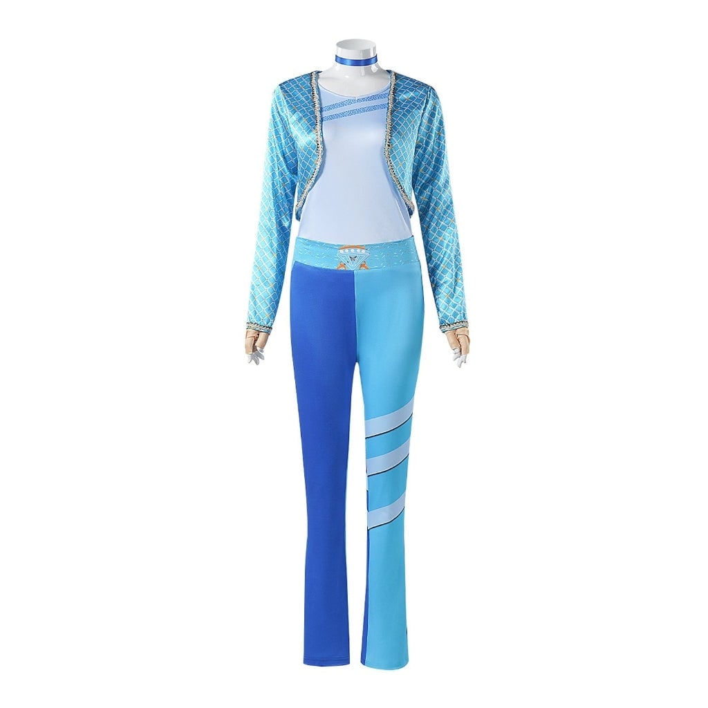 Women's Halloween Cosplay Costume with Jacket Pants and Anime Character - Image 3