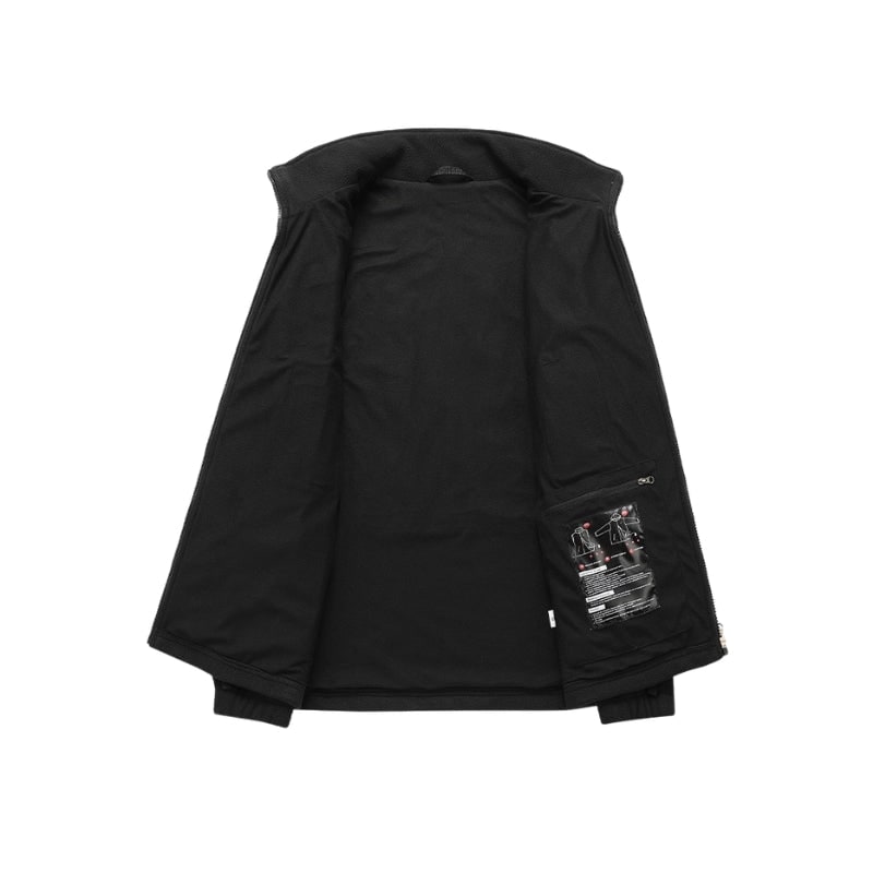 Women's Heated Fleece Jacket with Stand Collar and USB Zip Front - Image 4
