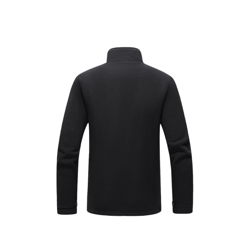 Women's Heated Fleece Jacket with Stand Collar and USB Zip Front - Image 5