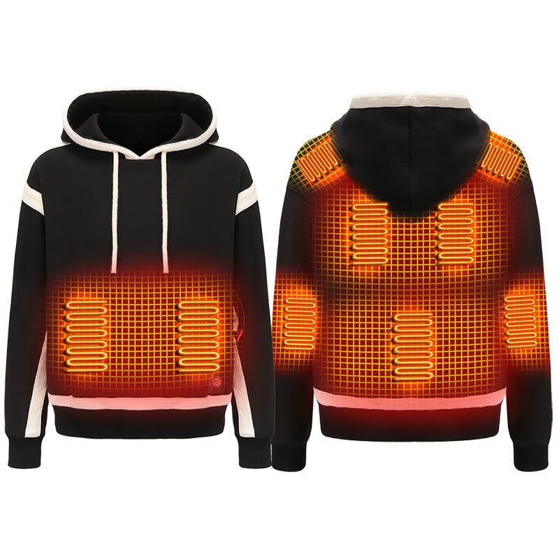 Women's Heated Hoodie with Heaters USB Powered Pullover Sweatshirt - Image 1