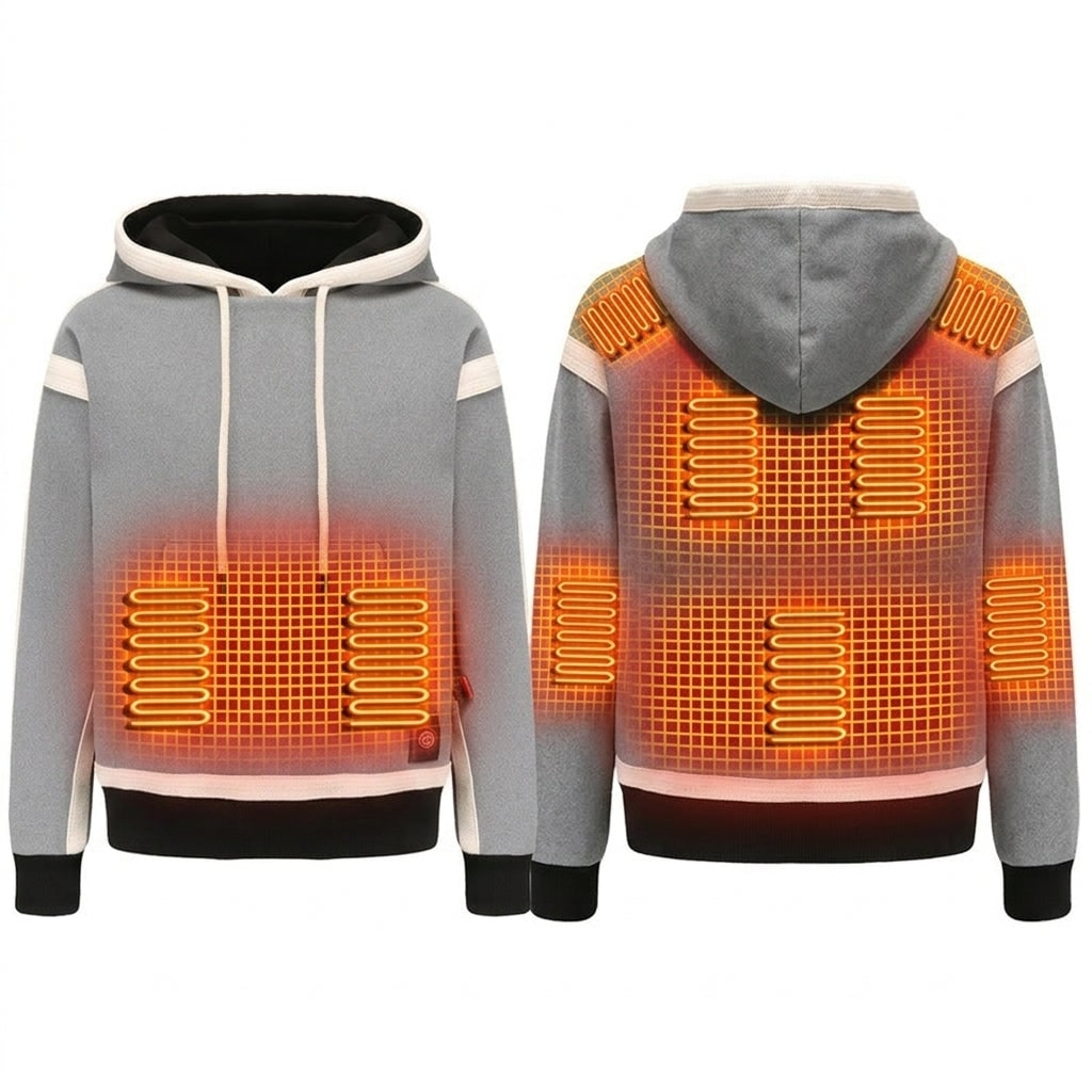 Women's Heated Hoodie with Heaters USB Powered Pullover Sweatshirt - Image 4