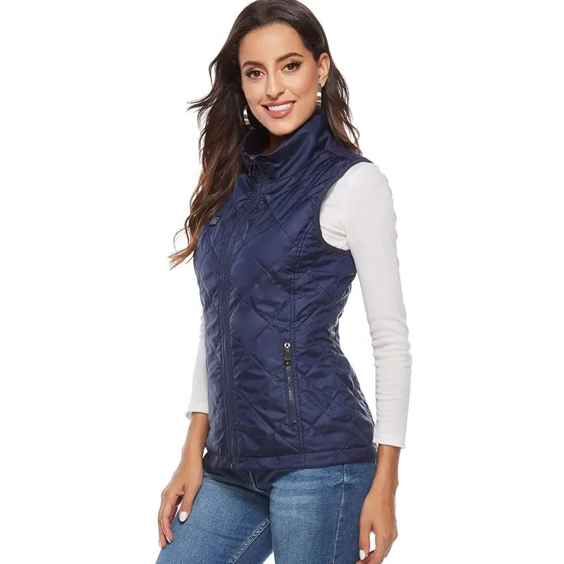 Women's Heated Vest for with USB Rechargeable Battery Powered Electric Quilted Slim Fit - Image 2