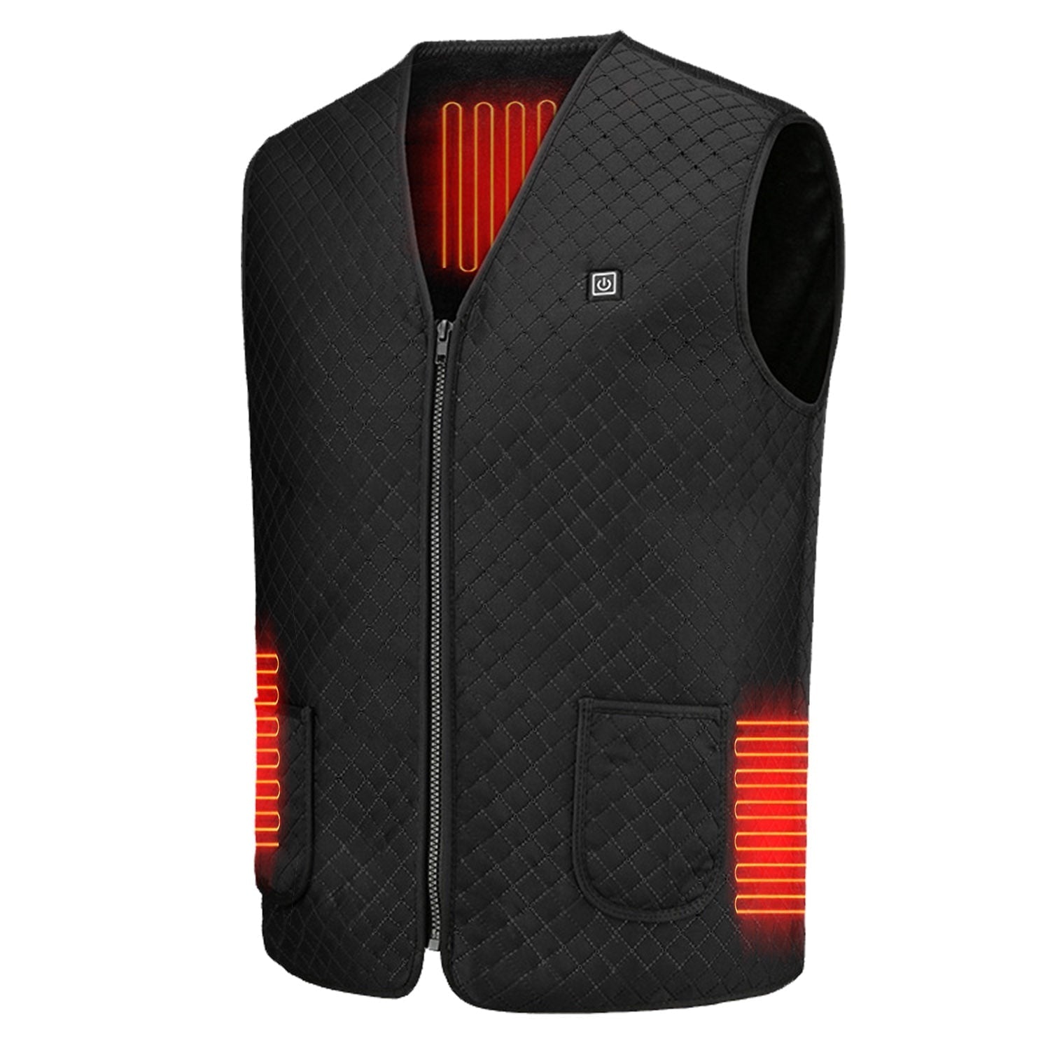 Women's Heated Vest with Diamond Quilted Slim Fit and USB Rechargeable Design - Image 2
