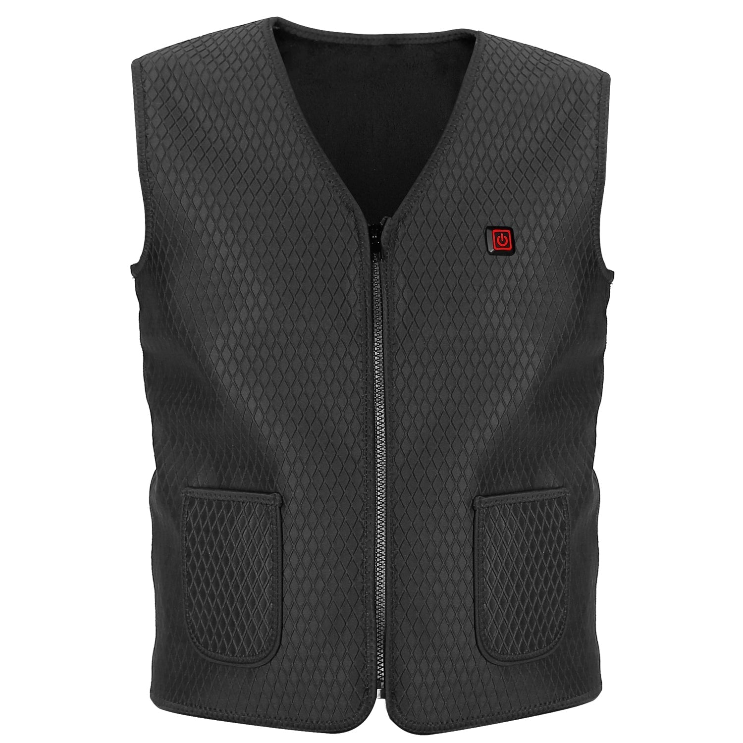 Women's Heated Vest with Diamond Quilted Slim Fit and USB Rechargeable Design - Image 3