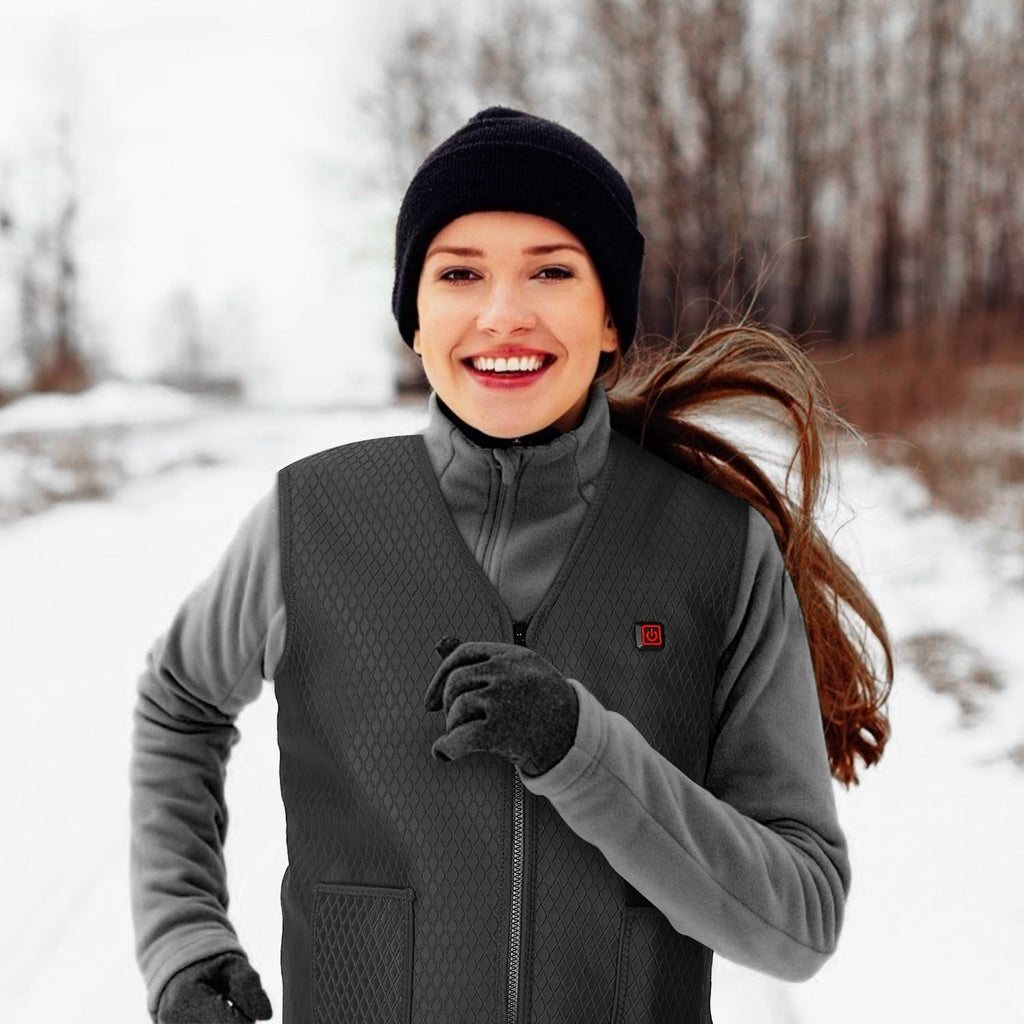 Women's Heated Vest with Diamond Quilted Slim Fit and USB Rechargeable Design - Image 4