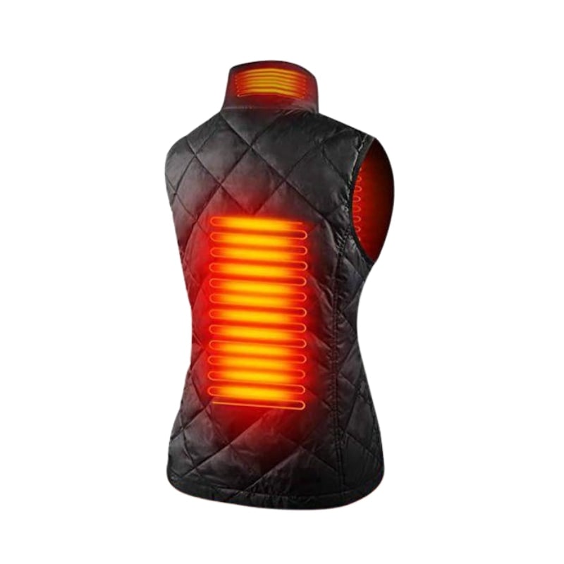Women's Heated Vest with Slim-Fit Quilted Design and USB Rechargeable - Image 2