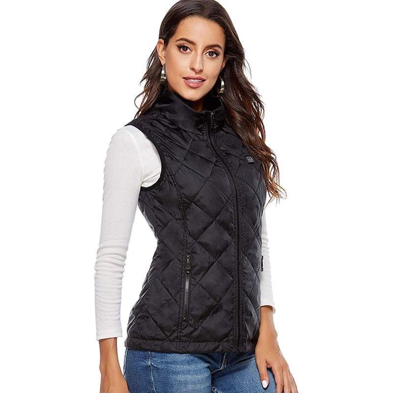 Women's Heated Vest with Slim-Fit Quilted Design and USB Rechargeable - Image 3