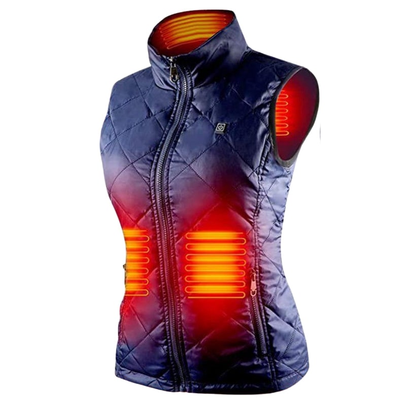Women's Heated Vest with Slim-Fit Quilted Design and USB Rechargeable - Image 4