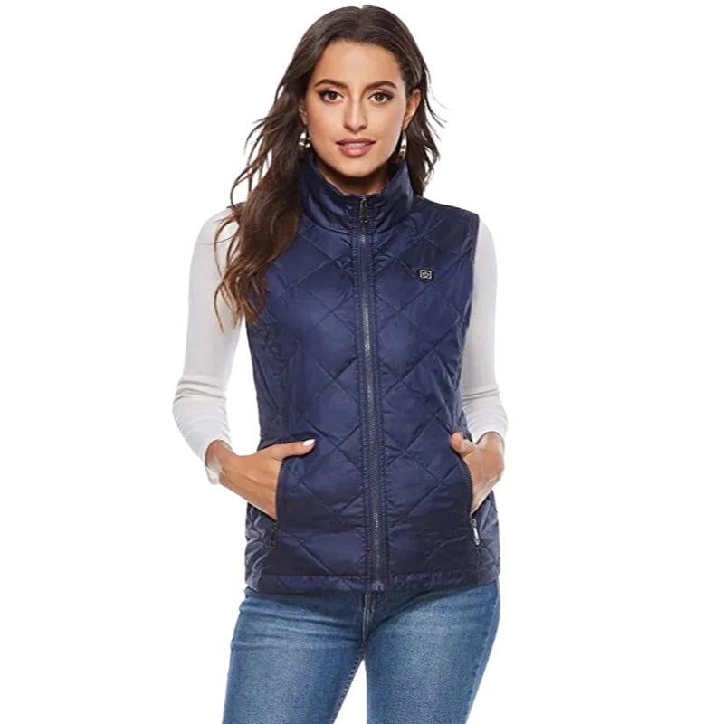 Women's Heated Vest with Slim-Fit Quilted Design and USB Rechargeable - Image 6