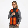 Women's Heated Vest with USB Rechargeable Battery Powered Puffer Stand Collar - Image 1