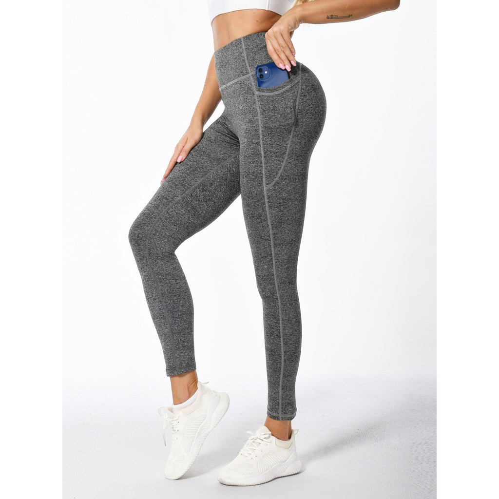 Women's High Waisted Leggings with Pockets for Workout and Yoga Stretchy Athletic - Image 8