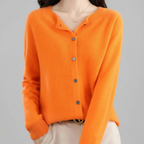 Women's Casual Button-Up Knit Cardigan