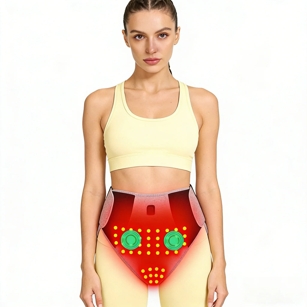 Women's Menstrual Heating Pad for Cramps with Electric Wearable Abdominal Lower Back Wrap - Image 1