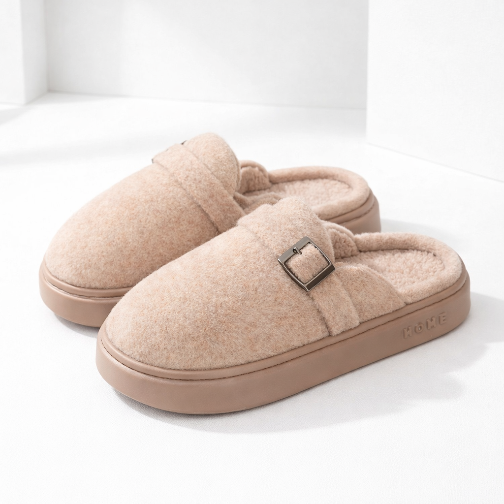 Women's Mule Slippers with Arch Support and Plush Fleece Lining for Indoor Comfort - Image 4