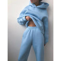 Women's Oversized Hoodie Sweatpants Set with Fleece and Matching Sweatshirt - Image 1