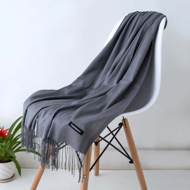Women's Pashmina Scarf and Shawl with Fringed Tassel Ends for Christmas - Image 25