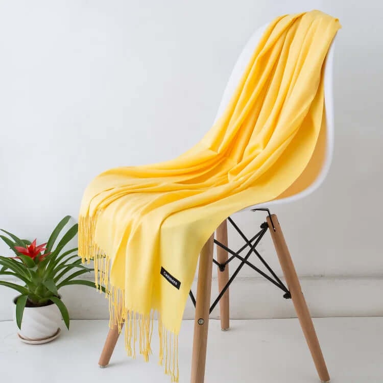 Women's Pashmina Scarf and Shawl with Fringed Tassel Ends for Christmas - Image 26