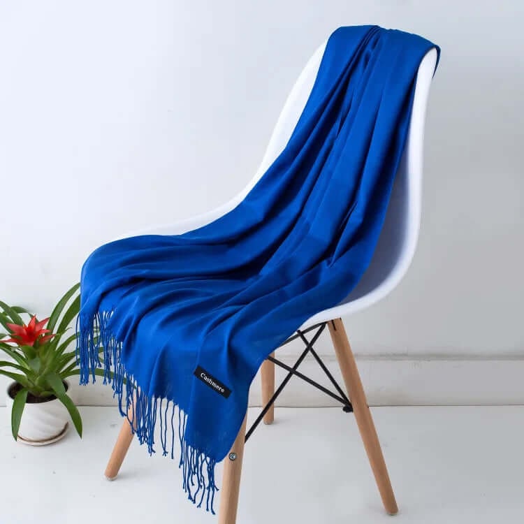 Women's Pashmina Scarf and Shawl with Fringed Tassel Ends for Christmas - Image 29