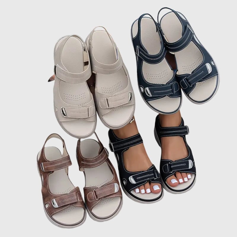 Women's Platform Comfort Sandals with Adjustable Straps and Arch Support - Image 13
