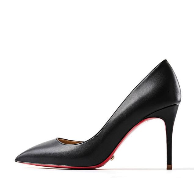 Women's Pointed Toe Stiletto Heels with Patent Leather and Slip-On Design - Image 13